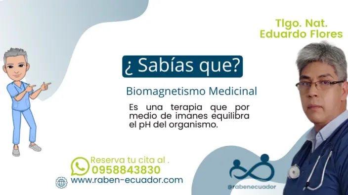 Eduardo Flores Biomagnetismo y bioenergética en Quito